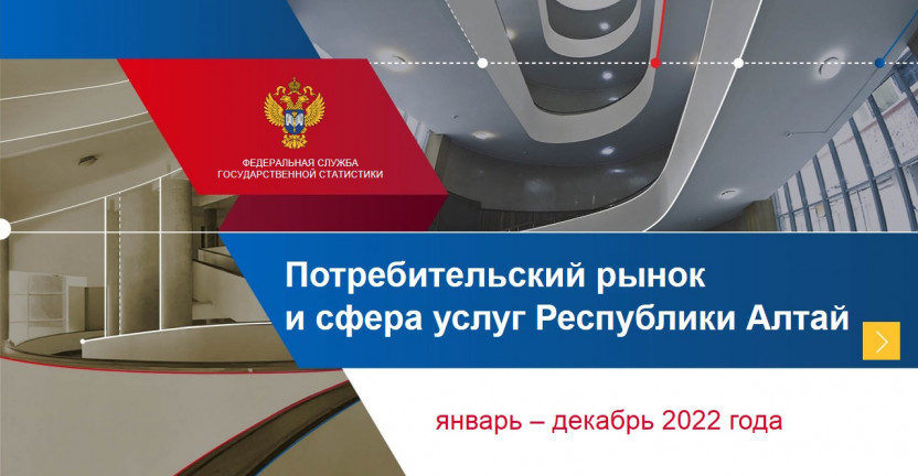 Потребительский рынок и сфера услуг Республики Алтай. Январь-декабрь 2022 года